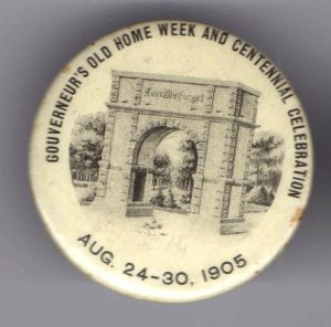 Old Home Week Souvenir Button