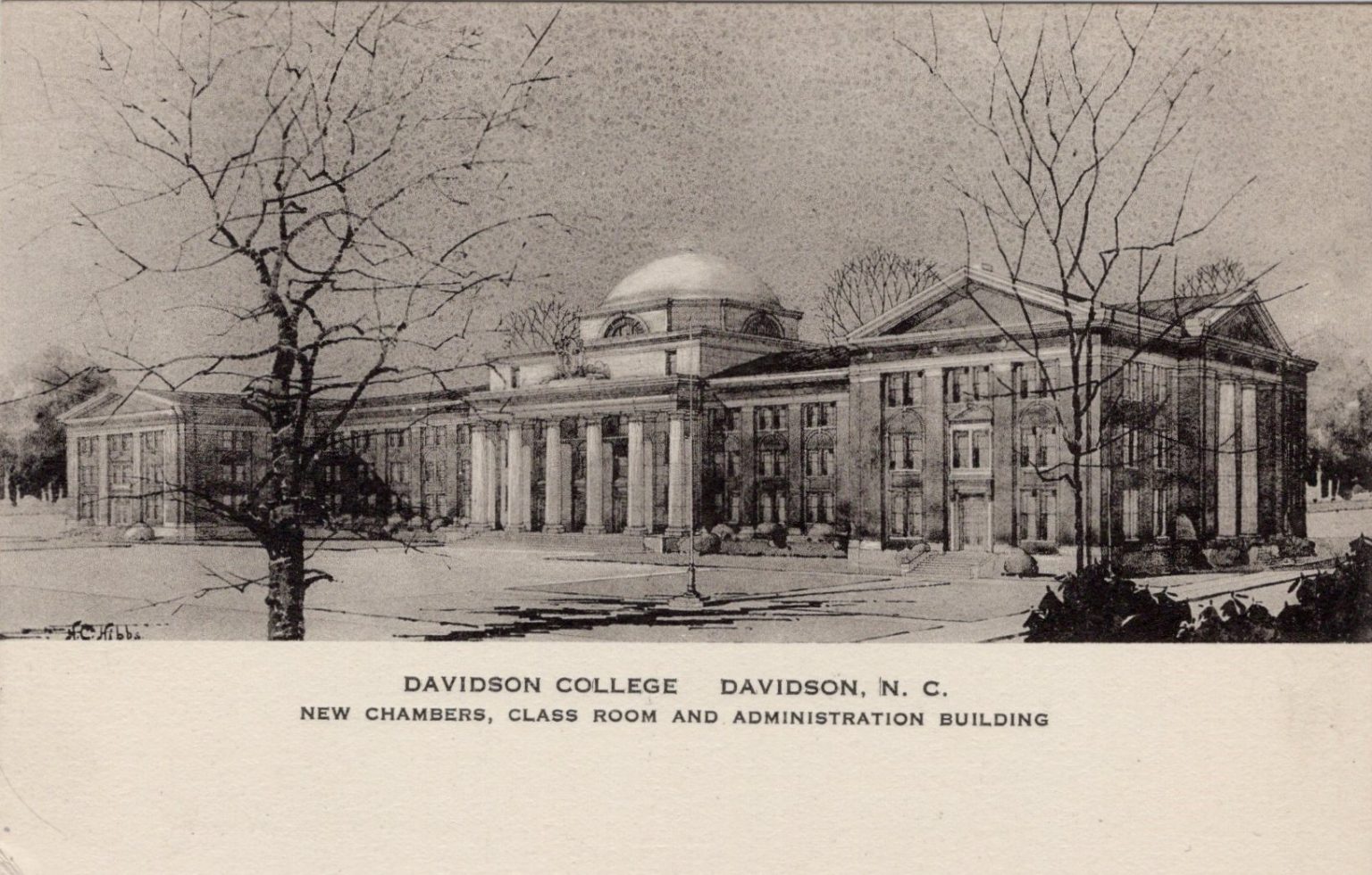 Davidson College, North Carolina Postcard History