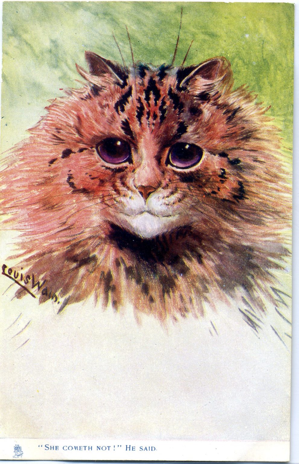 Louis Wains Cats Series 1412 001 Postcard History