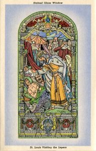 St Louis Visiting the Lepers