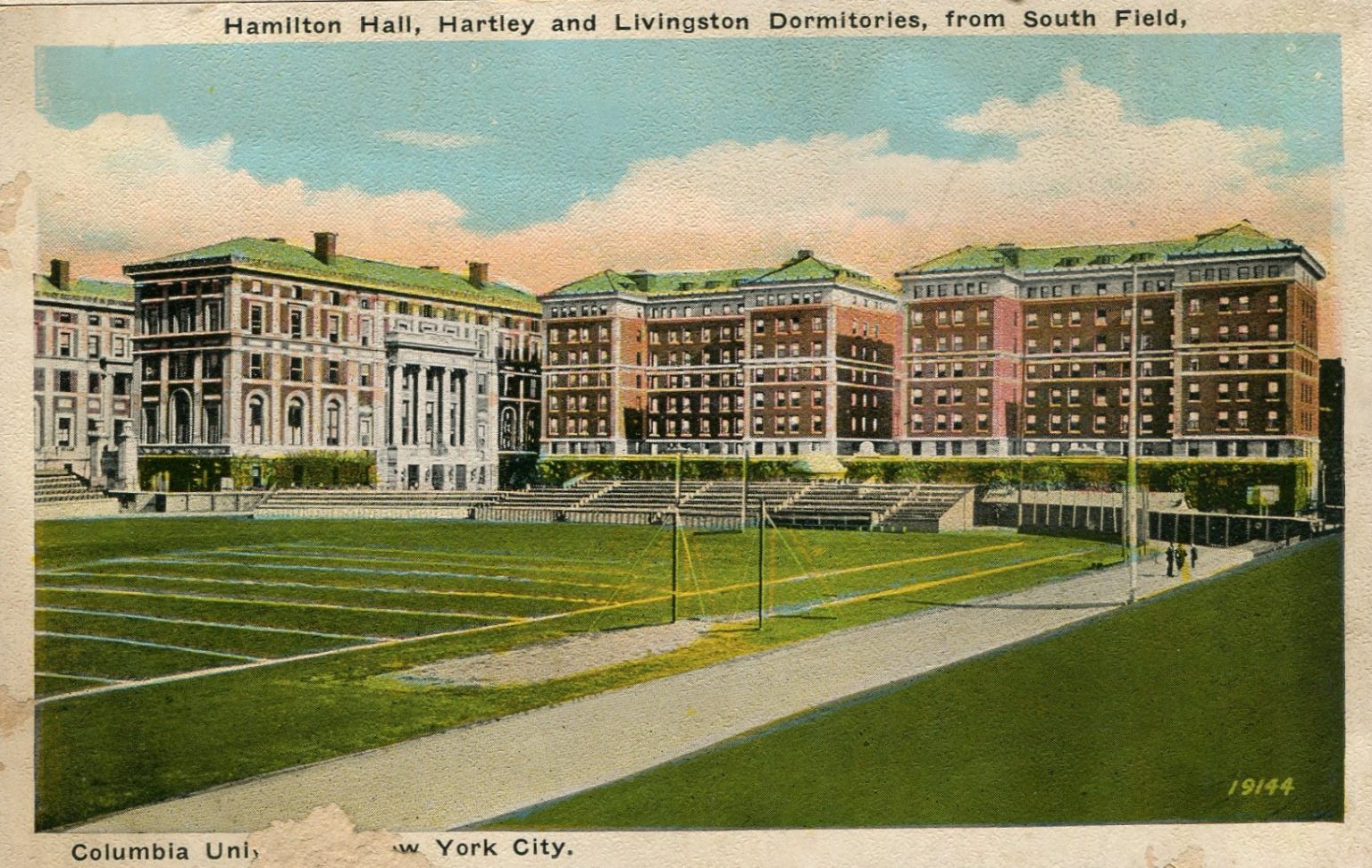Hamilton Hall Postcard History