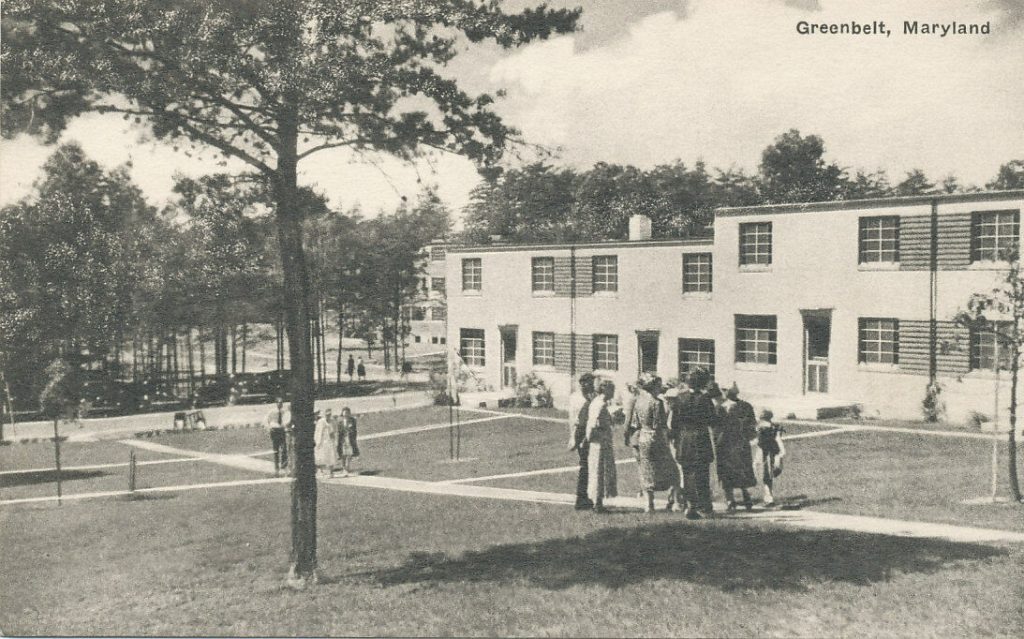 Attached houses Postcard History