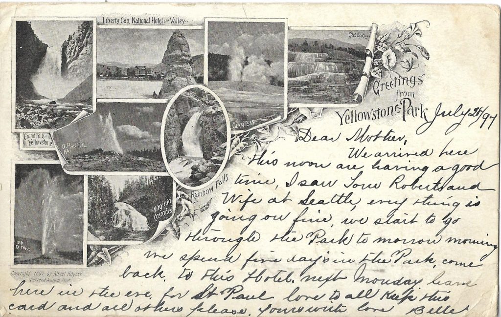 Yellowstone Front 1 | Postcard History