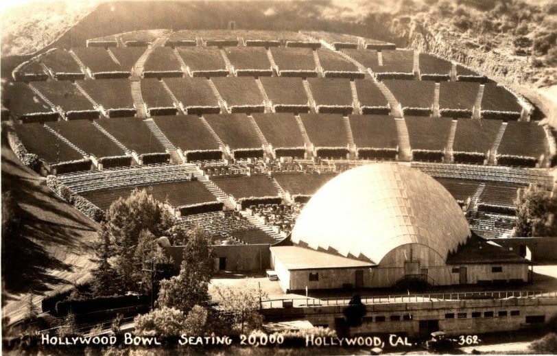 Hollywood Bowl Seating Postcard History