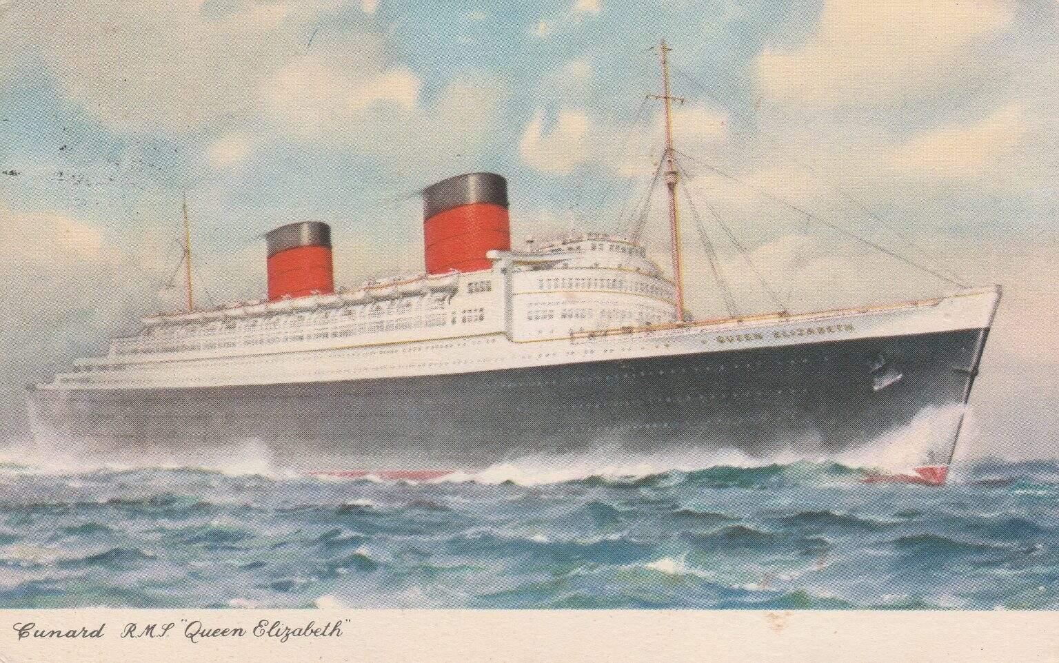 Uez Elizabeth Queen Mary and Queen ElizabethThey Ruled the Atlantic | Postcard History