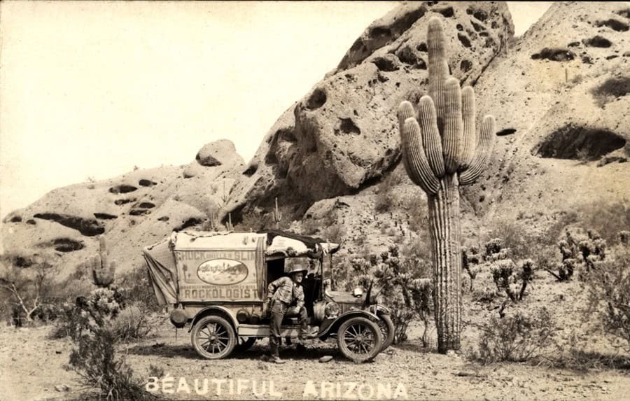 Edwin Howard Vose II, aka Chuckawalla Slim, the Rockologist
